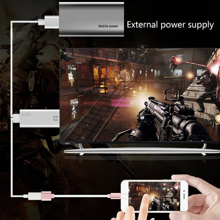 Onten 7562 USBメスからHDMI電話用HDTVアダプターケーブル iPhone / Android対応