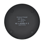 KD-1 超薄型 10W 急速充電ワイヤレス充電器 Androidスマホ＆iPhone対応、急速充電、ブラック