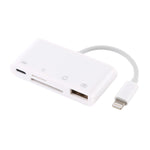 NK-108L 8ピン to USB + TFカード + SDカード カメラリーダーアダプター、iOS 9.1以上対応、NK-108L