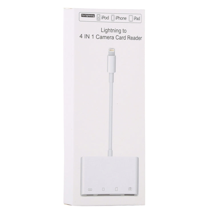 NK-108L 8ピン to USB + TFカード + SDカード カメラリーダーアダプター、iOS 9.1以上対応、NK-108L