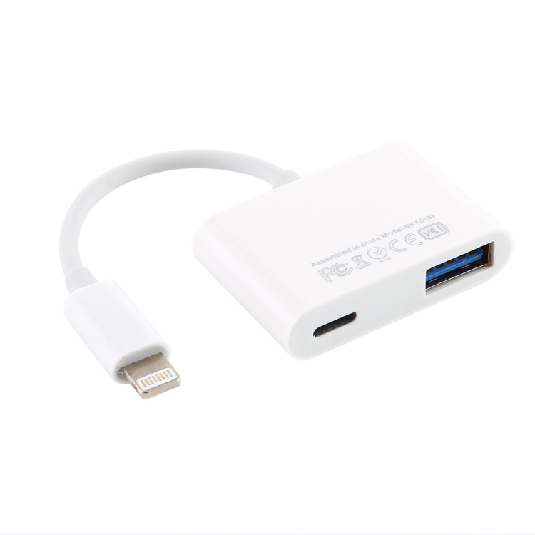 NK101 8ピンからUSBカメラリーダーアダプター、iOS 9.1以上対応、NK101