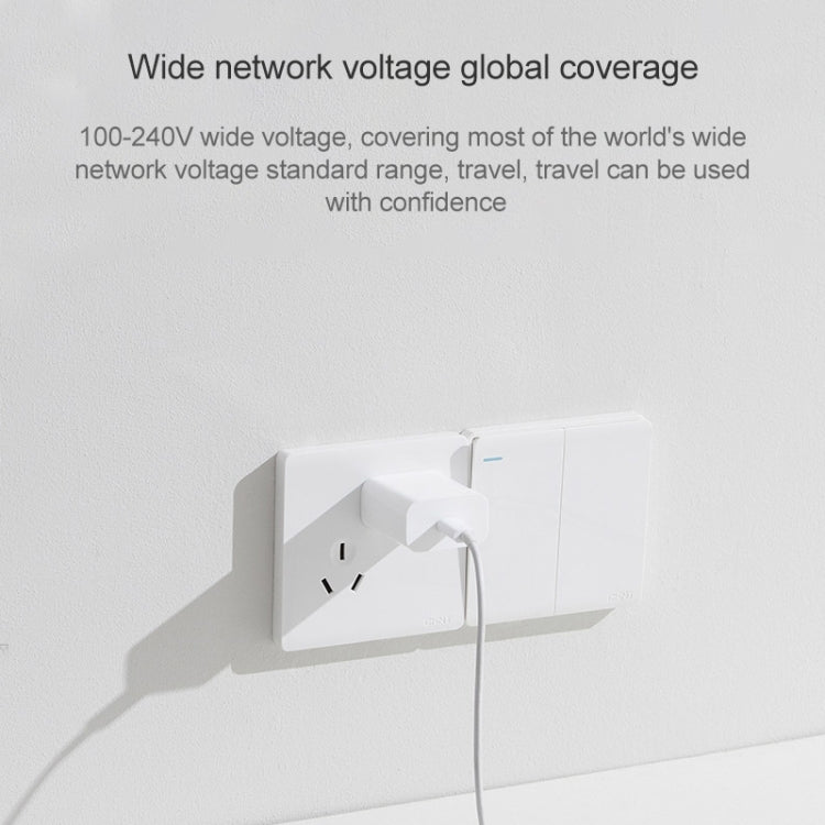 オリジナル Xiaomi AD201 20W シングル USB-C / Type-C インターフェース トラベルチャージャー クイックチャージ版、USプラグ、20W