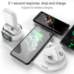 6-in-1 10W Qi規格ワイヤレス充電スタンド