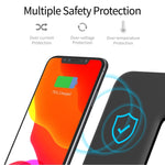 Z5A QI 縦型マグネット式ワイヤレス充電器 モバイルフォン＆Apple Watch＆AirPods / Samsung Galaxy Buds / Huawei Free Buds対応、タッチリングライト付き、Z5A