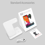 Z5A QI 縦型マグネット式ワイヤレス充電器 モバイルフォン＆Apple Watch＆AirPods / Samsung Galaxy Buds / Huawei Free Buds対応、タッチリングライト付き、Z5A