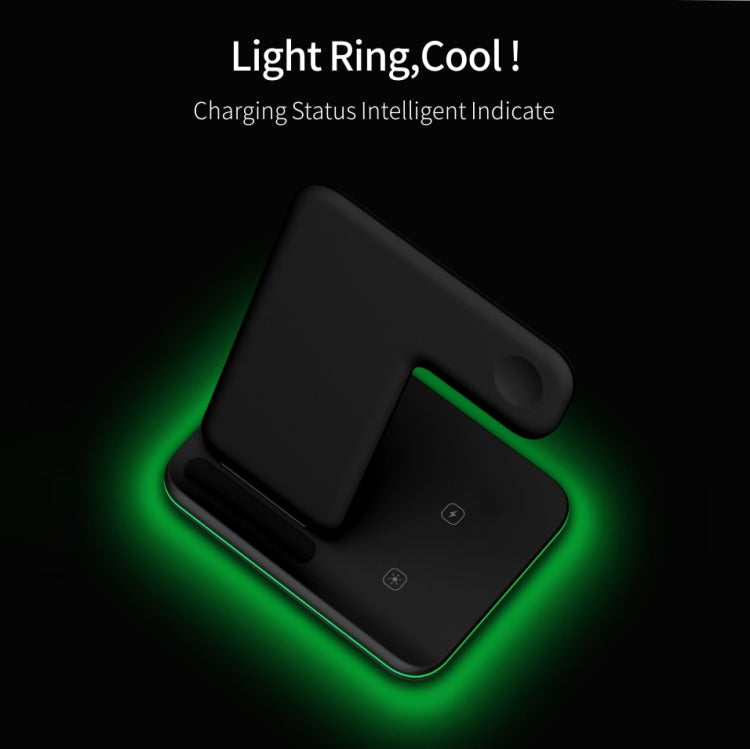 Z5A QI 縦型マグネット式ワイヤレス充電器 モバイルフォン＆Apple Watch＆AirPods / Samsung Galaxy Buds / Huawei Free Buds対応、タッチリングライト付き、Z5A