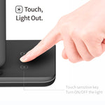 Z5A QI 縦型マグネット式ワイヤレス充電器 モバイルフォン＆Apple Watch＆AirPods / Samsung Galaxy Buds / Huawei Free Buds対応、タッチリングライト付き、Z5A