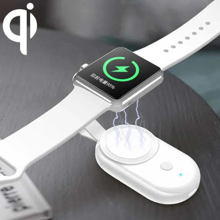 848 ユニバーサルポータブルモバイル電源＆磁気ワイヤレス充電器 Apple Watch Series 6 / 5 / SE / 4 / 3 / 2 / 1用