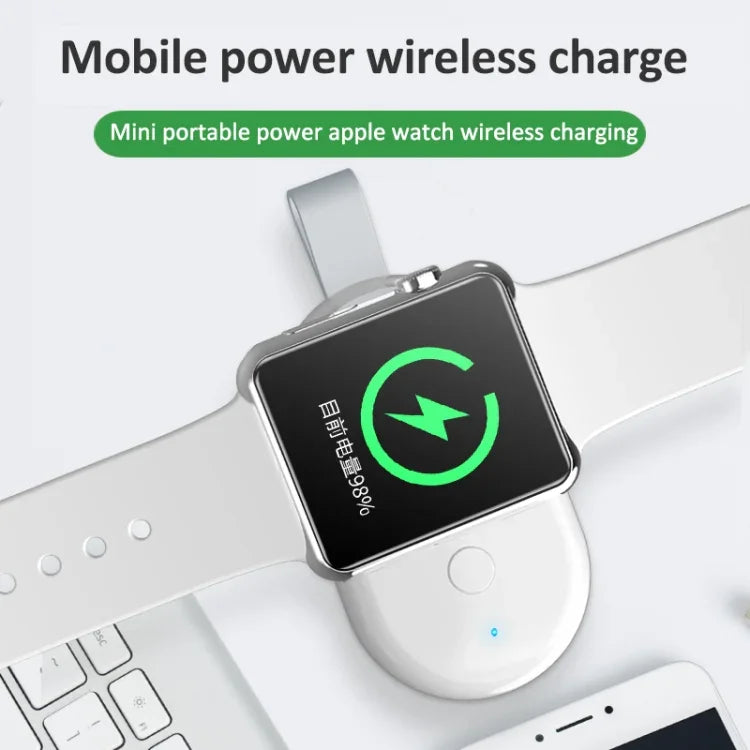 848 ユニバーサルポータブルモバイル電源＆磁気ワイヤレス充電器 Apple Watch Series 6 / 5 / SE / 4 / 3 / 2 / 1用