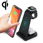 HQ-UD21 3-in-1 折りたたみ式スマホ・時計多機能充電スタンド ワイヤレス充電器 iPhone＆Apple Watch＆AirPods対応、HQ-UD21
