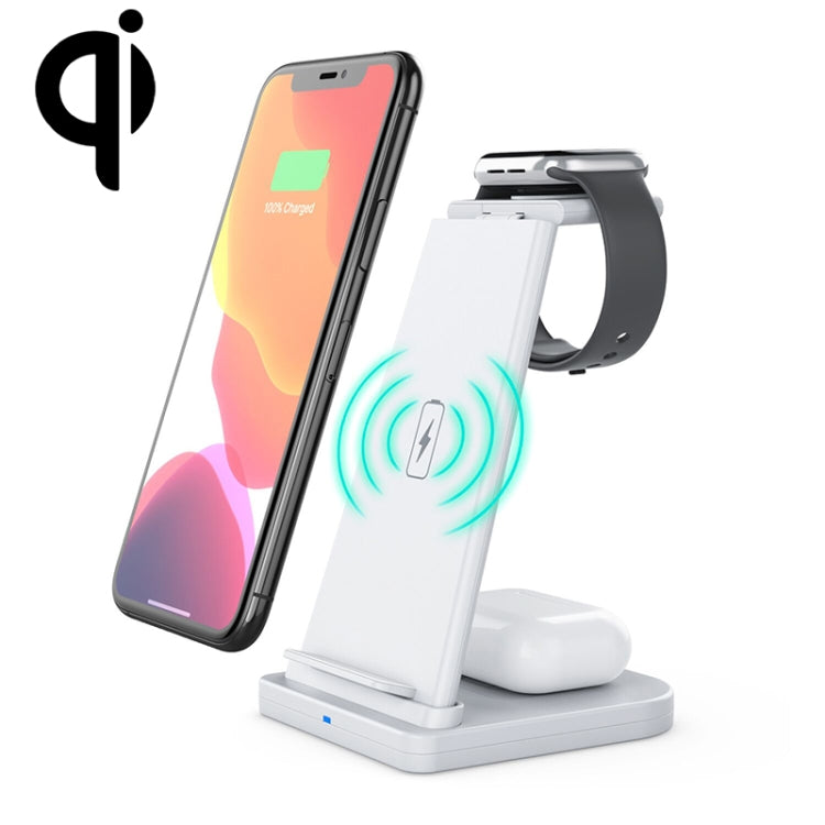 HQ-UD21 3-in-1 折りたたみ式スマホ・時計多機能充電スタンド ワイヤレス充電器 iPhone＆Apple Watch＆AirPods対応、HQ-UD21