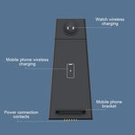 HQ-UD21 3-in-1 折りたたみ式スマホ・時計多機能充電スタンド ワイヤレス充電器 iPhone＆Apple Watch＆AirPods対応、HQ-UD21