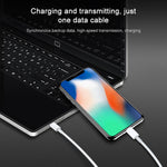 AWEI CL-68 3A Type-C / USB-C から 8ピン PD急速充電データケーブル、長さ：1m