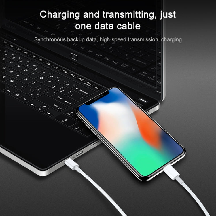 AWEI CL-68 3A Type-C / USB-C から 8ピン PD急速充電データケーブル、長さ：1m