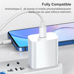 PD 20W シングル USB-C / Type-C インターフェース トラベル充電器、USプラグ、20W USプラグ