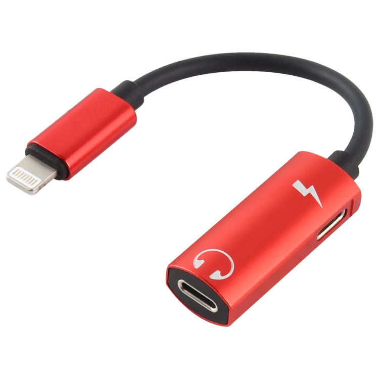2-in-1 8ピンオスからデュアル8ピンメス 充電＆音楽再生用オーディオイヤホンアダプター、すべてのiOSシステム対応