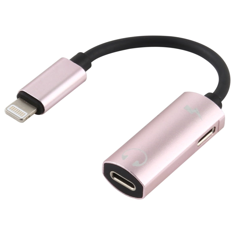 2-in-1 8ピンオスからデュアル8ピンメス 充電＆音楽再生用オーディオイヤホンアダプター、すべてのiOSシステム対応