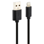 LZ-728 2in1 18W QC 3.0 USBインターフェース トラベルチャージャー + USB to 8ピン データケーブルセット、EUプラグ、ケーブル長：1m、8ピンケーブル付き