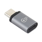 USB-C / Type-C オス to 8ピン メス 充電アダプター、データ転送対応、8ピン メス