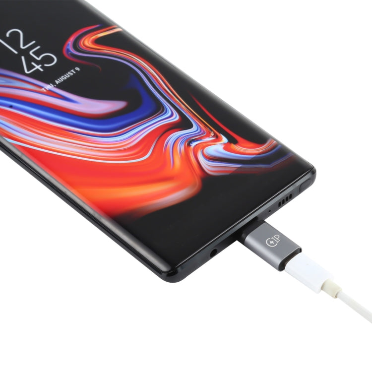 USB-C / Type-C オス to 8ピン メス 充電アダプター、データ転送対応、8ピン メス