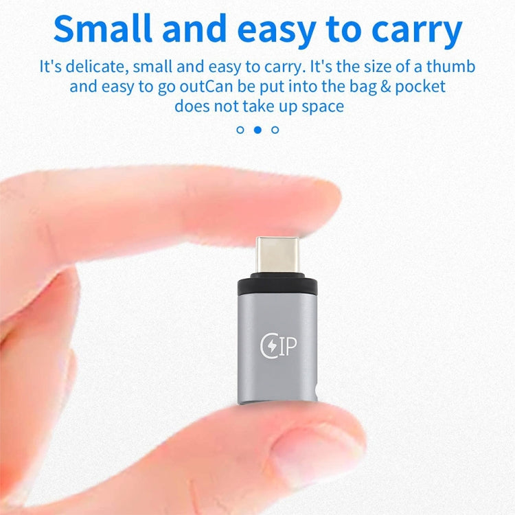 USB-C / Type-C オス to 8ピン メス 充電アダプター、データ転送対応、8ピン メス
