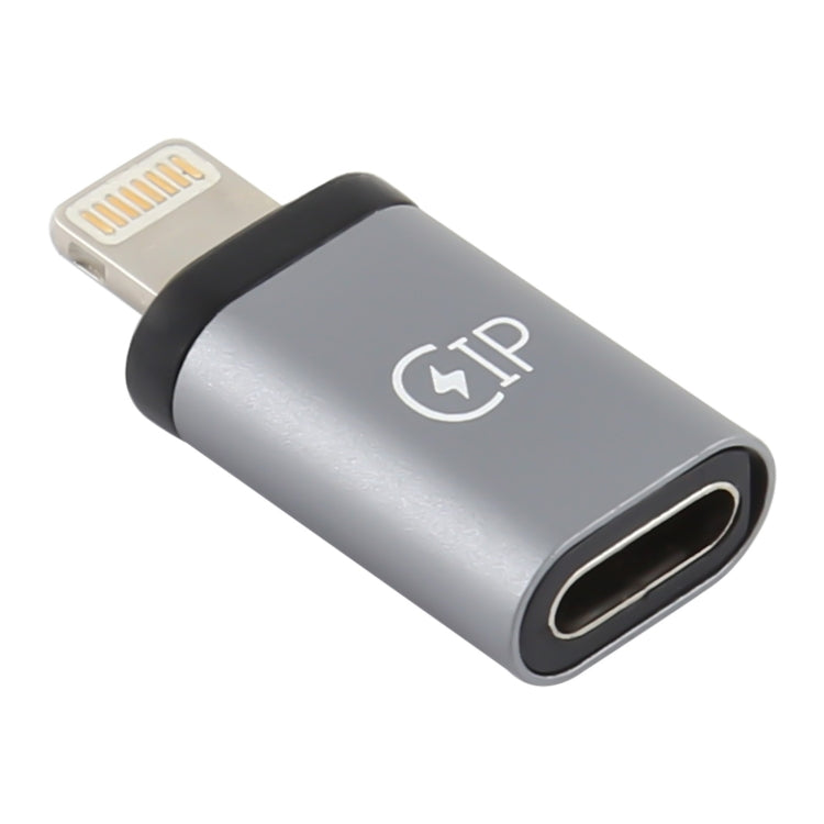 8ピン オス to USB-C / Type-C メス 充電アダプター、データ転送対応、8ピン オス
