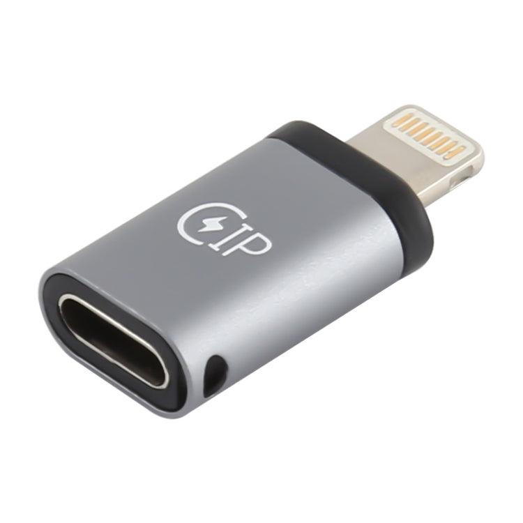 8ピン オス to USB-C / Type-C メス 充電アダプター、データ転送対応、8ピン オス