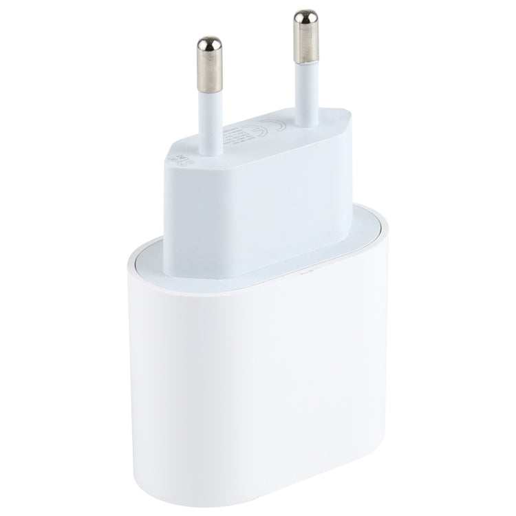 L-012 2イン1 20W PD USB-C / Type-C インターフェース トラベル充電器 + USB-C / Type-C to 8ピンデータケーブルセット、EUプラグ