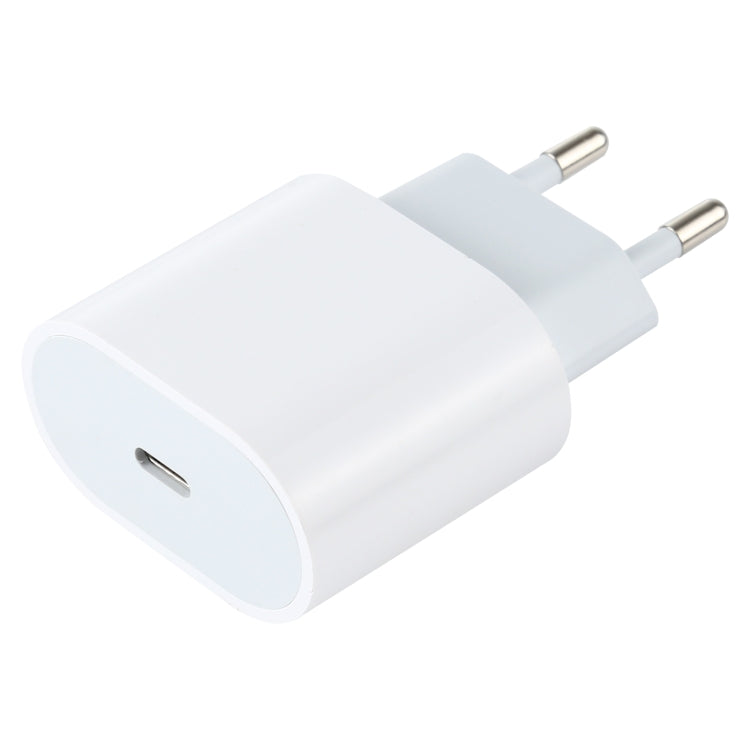 L-012 2イン1 20W PD USB-C / Type-C インターフェース トラベル充電器 + USB-C / Type-C to 8ピンデータケーブルセット、EUプラグ