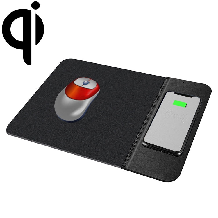 OJD-36 QI規格 10W ライティングワイヤレス充電器 ゴム製マウスパッド、サイズ：26.2 x 19.8 x 0.65cm