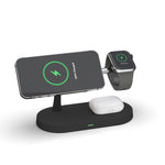T268 5イン1 15W 多機能マグネティックワイヤレス充電器 iPhone 12シリーズ＆Apple Watch＆AirPods 1 / 2 / Pro対応、LEDライト付き