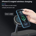 T268 5イン1 15W 多機能マグネティックワイヤレス充電器 iPhone 12シリーズ＆Apple Watch＆AirPods 1 / 2 / Pro対応、LEDライト付き