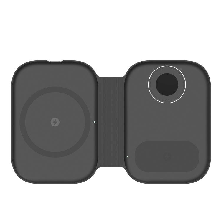 F20 3イン1 15W 多機能マグネティック折りたたみワイヤレス充電器 iPhoneシリーズ＆Apple Watch＆AirPods対応、F20
