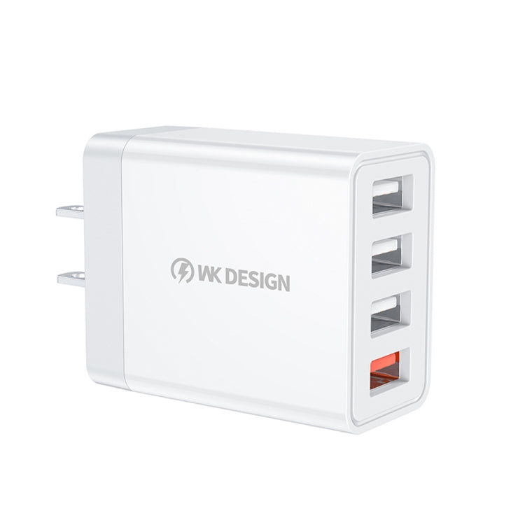 WK WP-U125 Youpinシリーズ 18W QC3.0 4 USBポート急速トラベル充電器、CNプラグ / USプラグ、CNプラグ / USプラグ