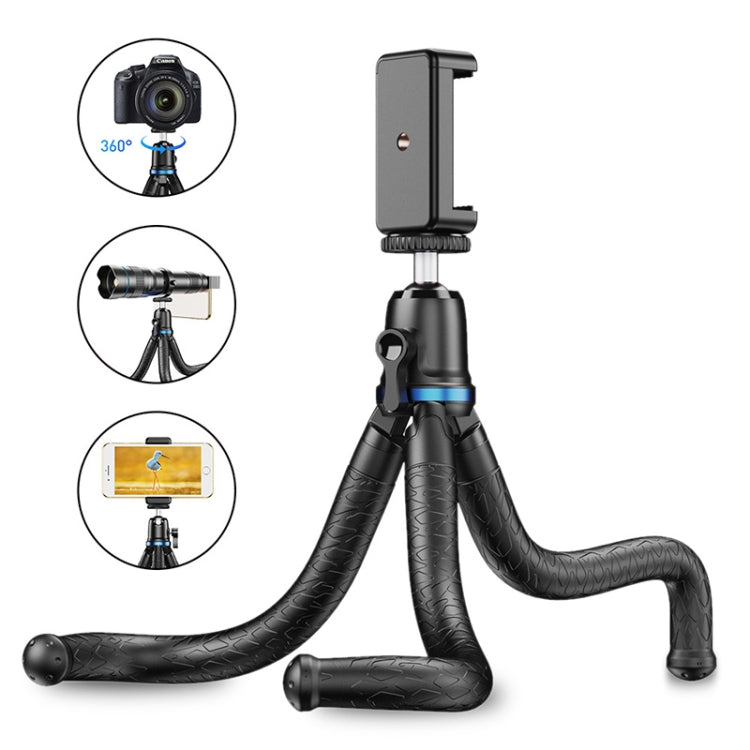 APEXEL APL-JJ10 モバイル一眼レフスポーツカメラライブ配信用ユニバーサルオクトパストライポッドブラケット, APL-JJ10