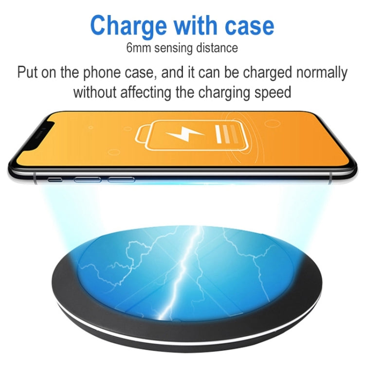 964 10W 軽量ポータブルスマートワイヤレス充電器