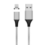 M11 5A USB to 8ピン ナイロン編みマグネットデータケーブル、ケーブル長さ：2m、8ピン