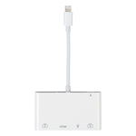 4イン1 8ピンからデュアルUSB＋3.5mm AUX＋HDMI OTGオーディオデジタルAVアダプター