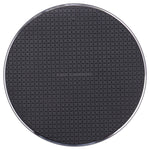 10W QI チェック柄丸型金属ワイヤレス充電器、10W 金属製