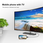 P8J アルミニウム 3-in-1 8ピン＋マイクロUSB＋USB-C / Type-C to HDTVケーブル、ケーブル長：2m、3-in-1 HDMI（アルミニウム）