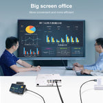 P8J アルミニウム 3-in-1 8ピン＋マイクロUSB＋USB-C / Type-C to HDTVケーブル、ケーブル長：2m、3-in-1 HDMI（アルミニウム）
