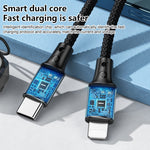 REMAX RC-140i Thorシリーズ PD 20W USB-C / Type-Cから8ピン携帯用ランヤードデータケーブル、ケーブル長：1.2m、USB-C / Type-Cから8ピン