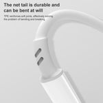 3A 3in1 USB から Type-C / 8ピン / Micro USB 急速充電ケーブル、ケーブル長：1.2m、ホワイト