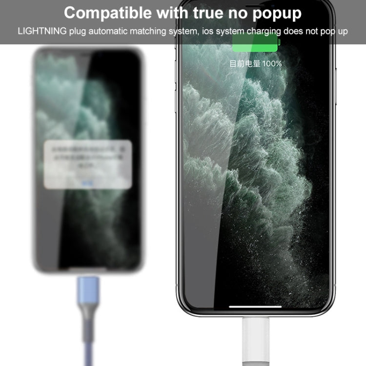 3A 3in1 USB から Type-C / 8ピン / Micro USB 急速充電ケーブル、ケーブル長：1.2m、ホワイト