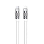 WK WDC-187 Qjieシリーズ 20W USB-C/Type-Cから8ピン急速充電データケーブル、長さ：1m、USB-C/Type-Cから8ピン