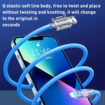 WK WDC-187 Qjieシリーズ 20W USB-C/Type-Cから8ピン急速充電データケーブル、長さ：1m、USB-C/Type-Cから8ピン