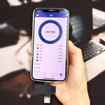 X09 4-in-1 USB からデュアル8ピン＋USB-C/Type-C インターフェース OTGアダプター、4-in-1