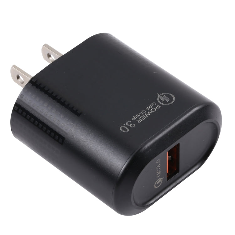 LZ-2117 18W QC3.0 3.1A USB急速充電器、USプラグ、USプラグ