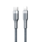 REMAX RC-009i 1m 2.22A USB-C / Type-Cから8ピン 20W PD急速充電データケーブル、Type-Cから8ピン 20W