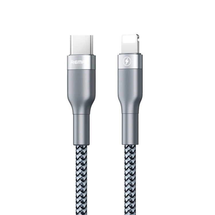 REMAX RC-009i 1m 2.22A USB-C / Type-Cから8ピン 20W PD急速充電データケーブル、Type-Cから8ピン 20W